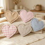 CouldNook Heart Plaid Coaster - Aesthetic insulated Fabric Mat