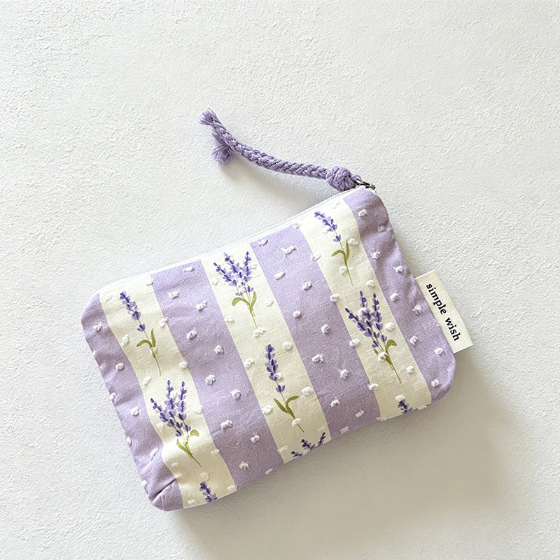 CouldNook Floral Drawstring Cosmetic Pouch - Vanity Storage Accent