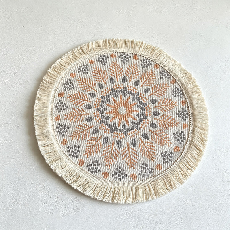 CouldNook Round Table Plate Table Placemat - Soft Home Detail