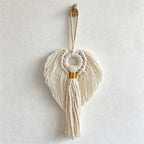 CouldNook Macrame Angel Wing Ornament - Window & Wall Accent Decor