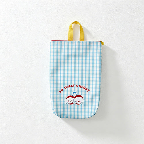 CouldNook Check Pattern Travel Storage Pouch - Dry Wet Helper