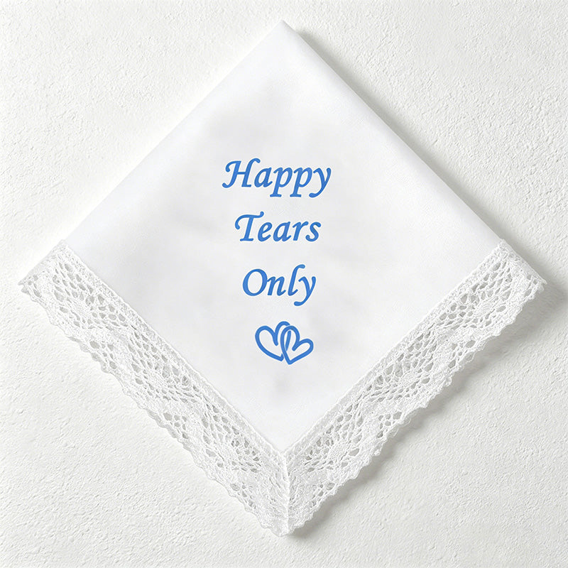 CouldNook Sentiment Handkerchief - Wedding Gift Keepsake