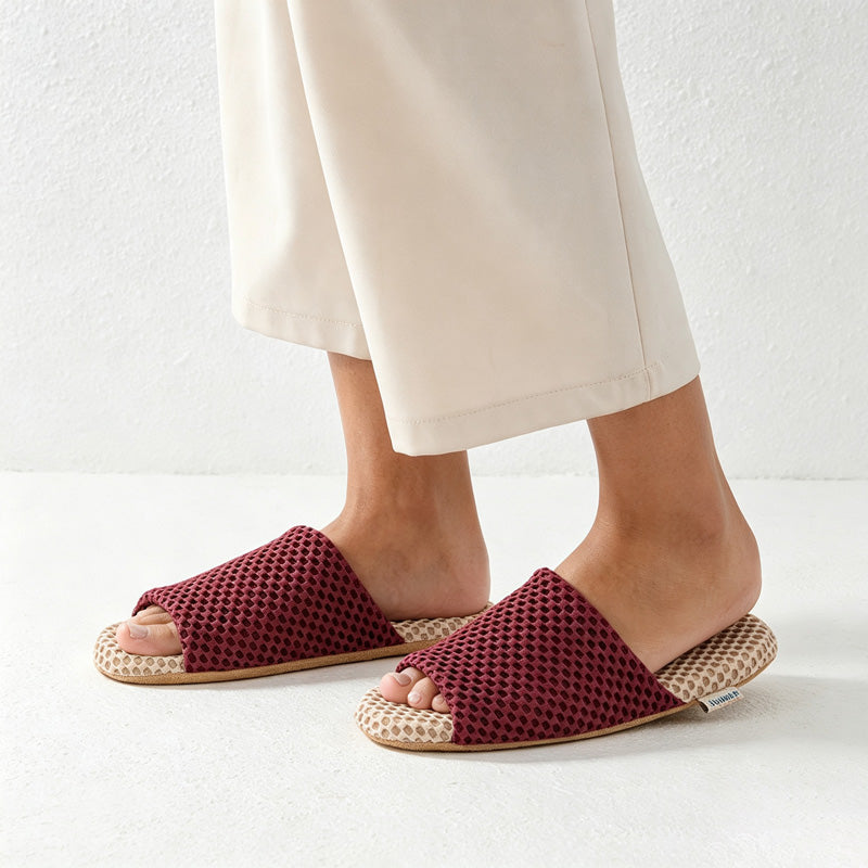 CouldNook Textured Flexible Home Slippers - Soft Home Detail