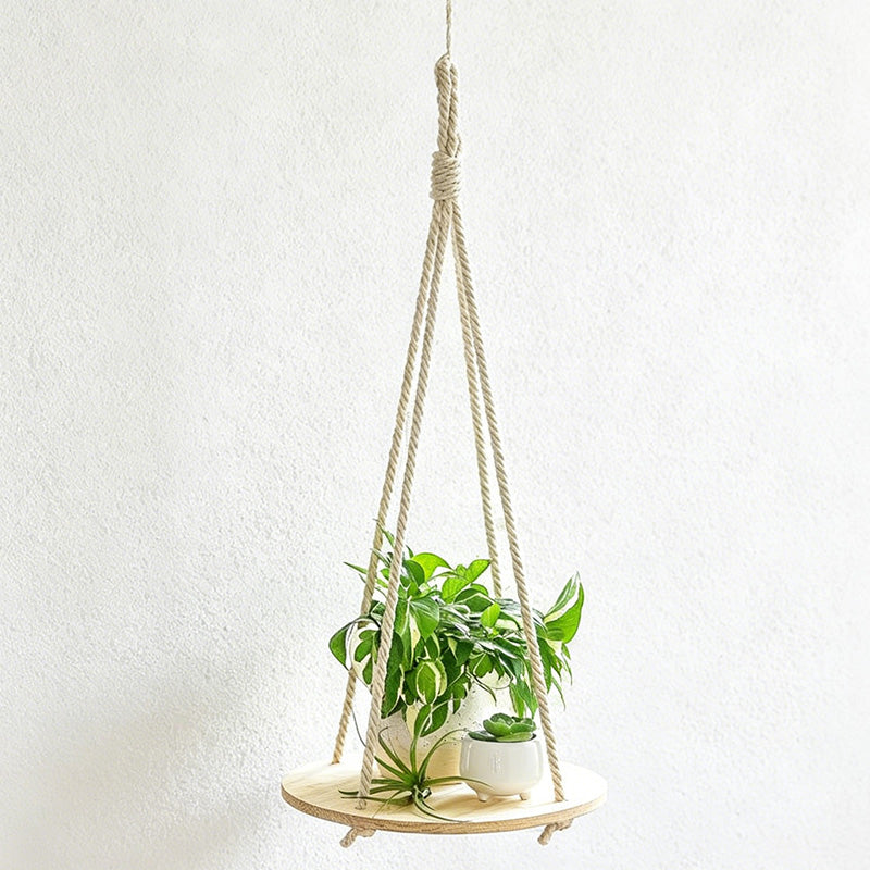 CouldNook Macrame Wall Organizer Rack - Home Storage Decor