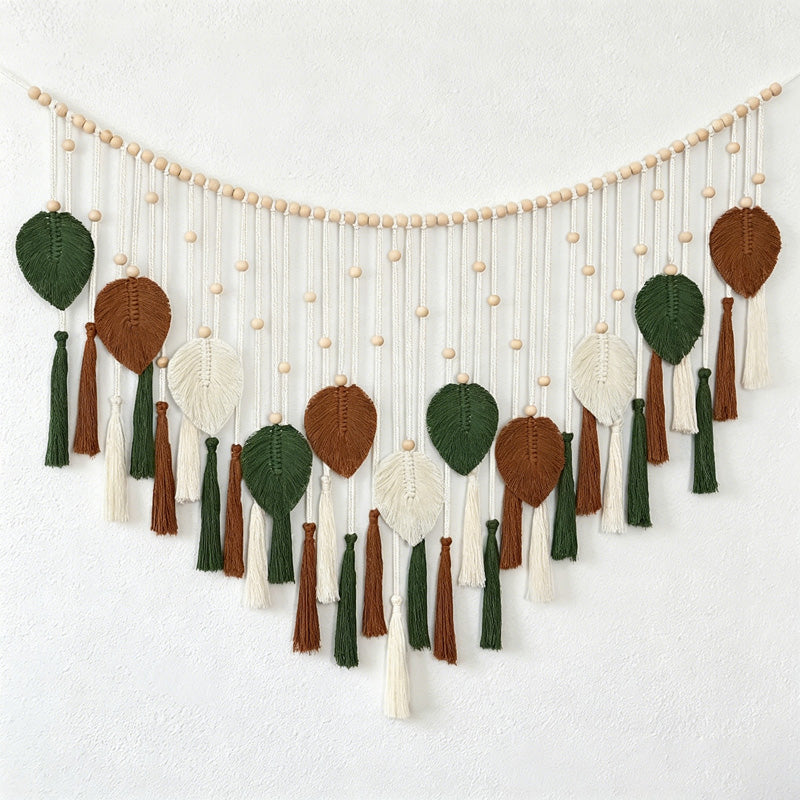 CouldNook Leaf Garland Wall Hanging - Living Room Decor