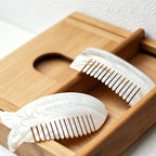 CouldNook Animal Shell Decorative Comb - Aesthetic Carved Shell Ornament