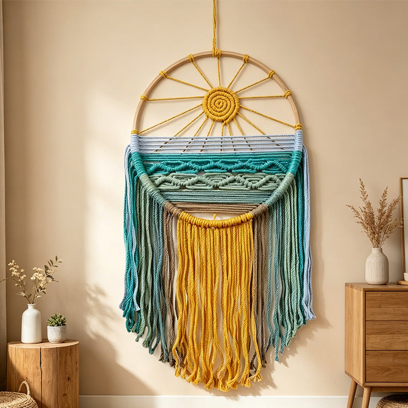 CouldNook Sunset Macrame Wall Hanging - Boho Home Decor