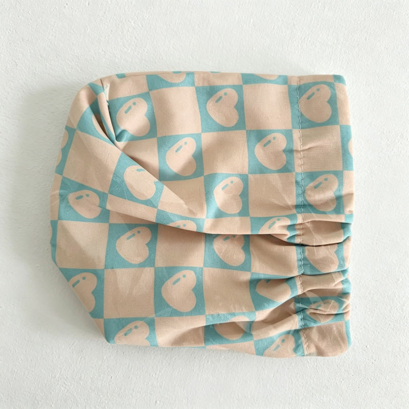 CouldNook Drawstring Rounded Pouch Organizer Bag - Everyday Use Accent