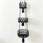 CouldNook Tiered Hanging Plant Basket - Wall Storage Organizer