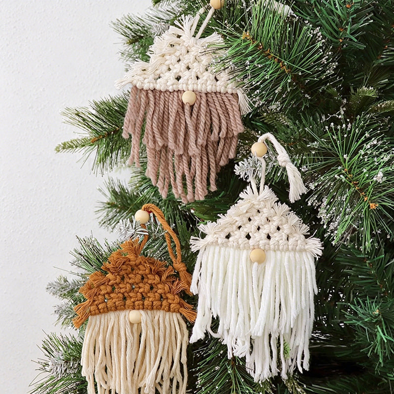 CouldNook Gnome Tassel Hanging Ornament - Holiday Home Accent