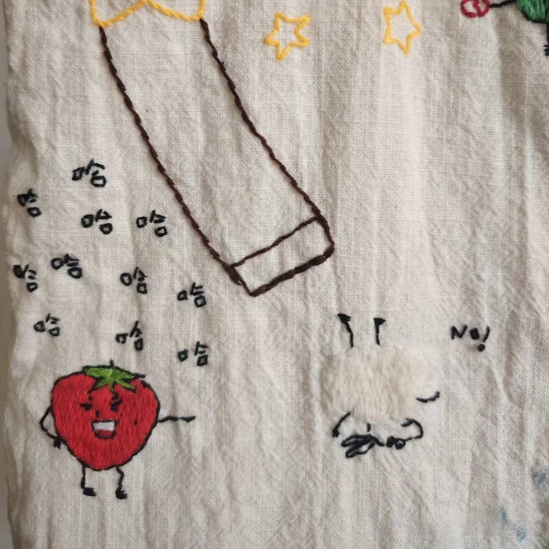 CouldNook Doodle Pattern Fabric Shoulder Bag - Everyday Carry Accent