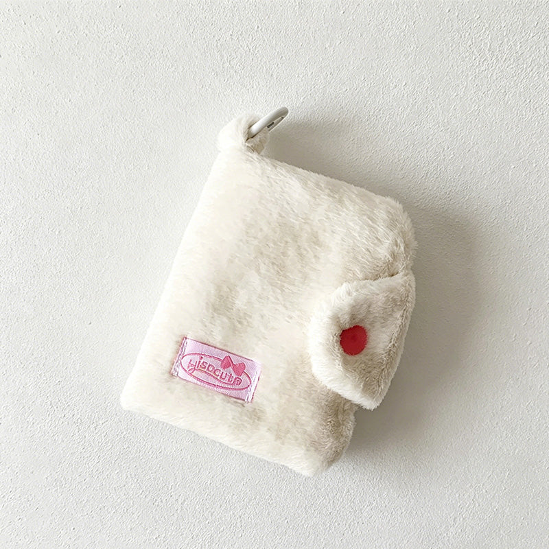 CouldNook Plush Flap Mini Coin Pouch - Everyday Bag Accent
