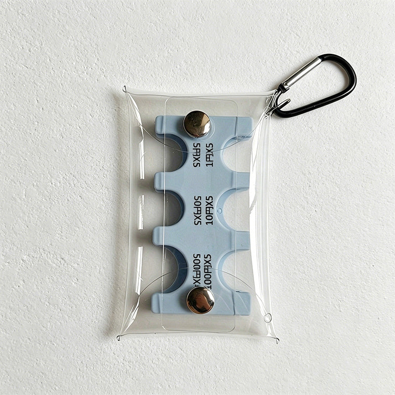 CouldNook Clear Coin Holder Keychain - Everyday Bag Accent
