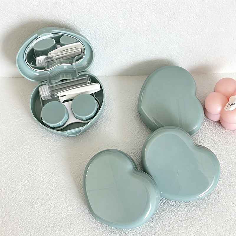 CouldNook Heart Shaped Contact Lens Case - Small Home Organizer