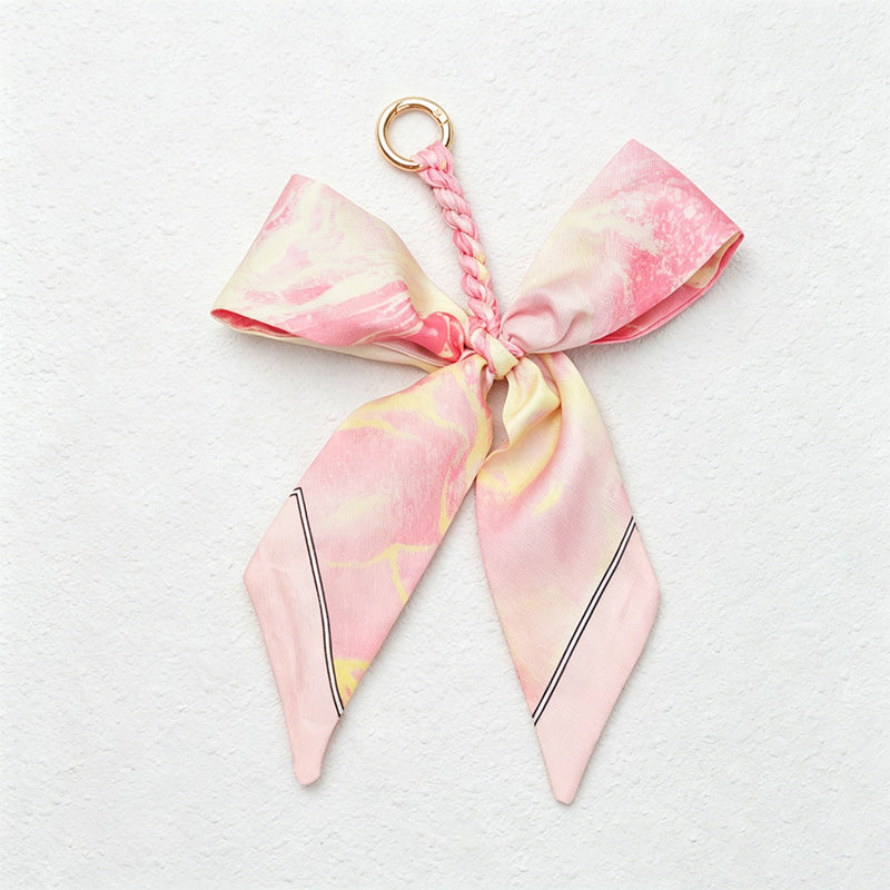 CouldNook Patterned Bow Bag Charm - Giftable Bag Accent