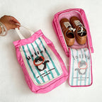 CouldNook Cartoon Shoe Storage Tote - Travel Organizer Accent