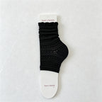 CouldNook Ribbed Neutral Textured Hosiery - Easy Storage Accent