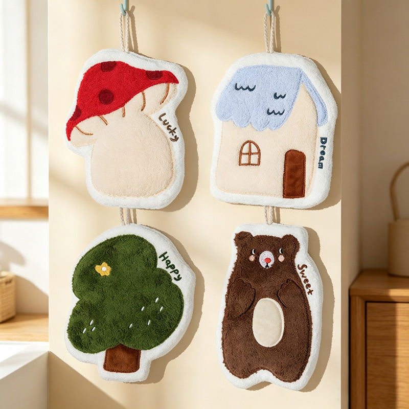 CouldNook Hanging Tree House Hanging Towel - Easy Storage Accent