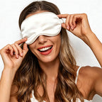 CouldNook Silk Satin Sleep Eye Mask – Soft Comfortable Light Blocking Eye Cover for Travel & Rest