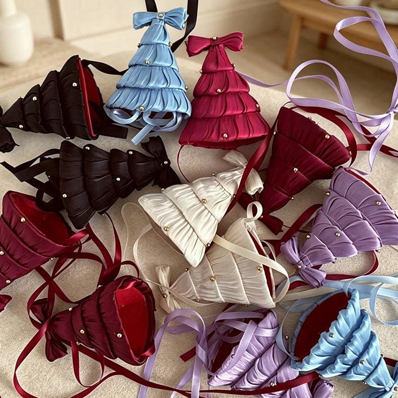 CouldNook Ribbed Fabric Hair Bow Clip - Soft Hair Accessory