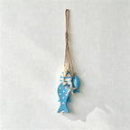 CouldNook Mediterranean Fish & Starfish Hanging - Coastal Shell Ornament