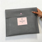 CloudNook Non‑Woven Envelope Pouch‑Snap Button Storage Bag