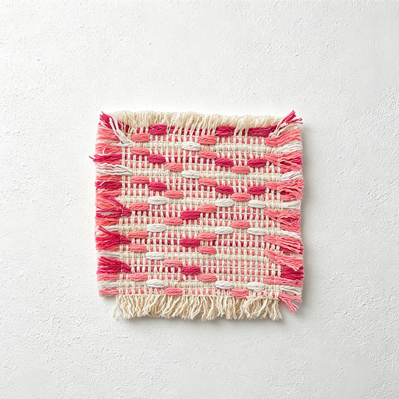 CouldNook Tassel Woven Coaster - Aesthetic Nordic Fabric Mat
