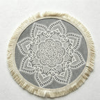 CouldNook Bohemian Tassel Placemat - Aesthetic Woven Table Mat