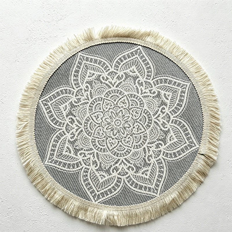 CouldNook Bohemian Tassel Placemat - Aesthetic Woven Table Mat