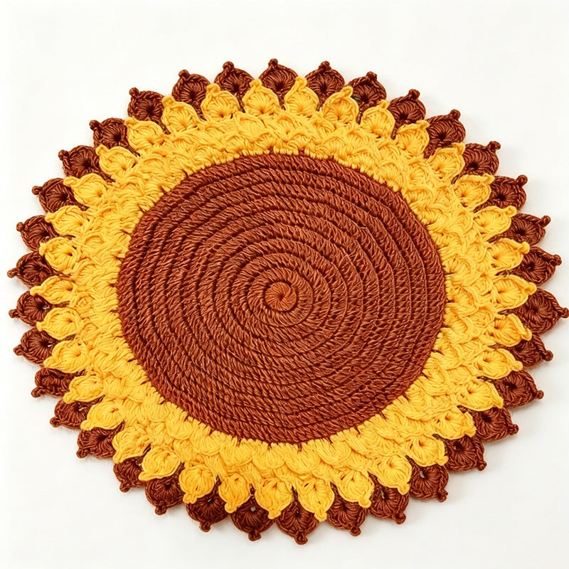 CouldNook Hand Crochet Cotton Coaster & Table Runner - Boho Table Decor
