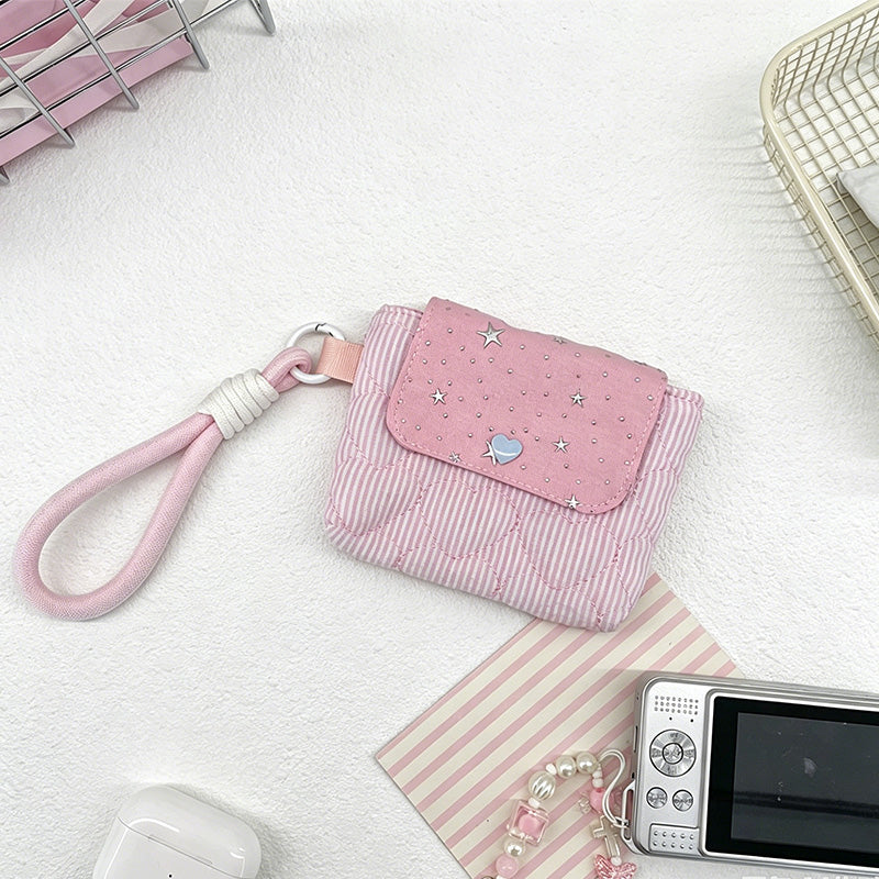 CouldNook Pink Striped Star Coin Purse - Everyday Carry Bag
