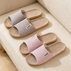 CouldNook Woven Look Buckle Detail Home Slippers - Small Space Helper