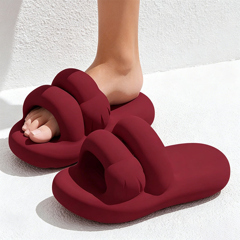CouldNook Soft Bend EVA Pillow Slide Slippers - Cozy Lounge Accent