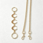 CouldNook Metal Moon Bag Chain 2PCS Set - Layered Bag Accent