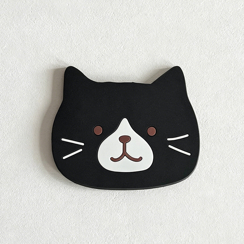 CouldNook Charming Cat Coaster - Soft Silicone Heat Resistant Pad