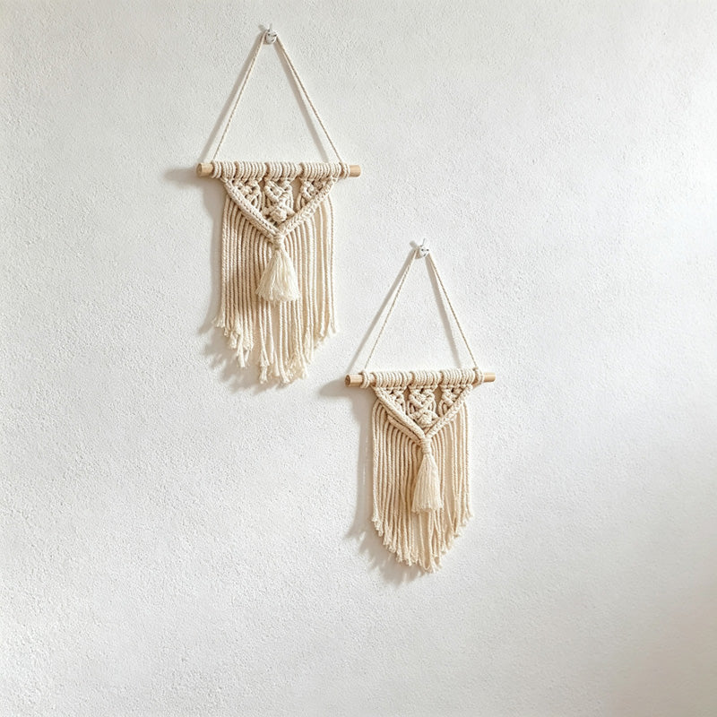 CouldNook Hanging Macrame Wall Decor - Gentle Display Piece
