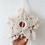 CouldNook Macrame Star Wall Hanging - Holiday Home Decor