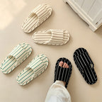 CouldNook Textured Slides Home Slippers - Practical Room Accent