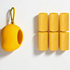 CouldNook Mango Shaped Dog Poop Bag Dispenser - Portable Waste Bag Holder
