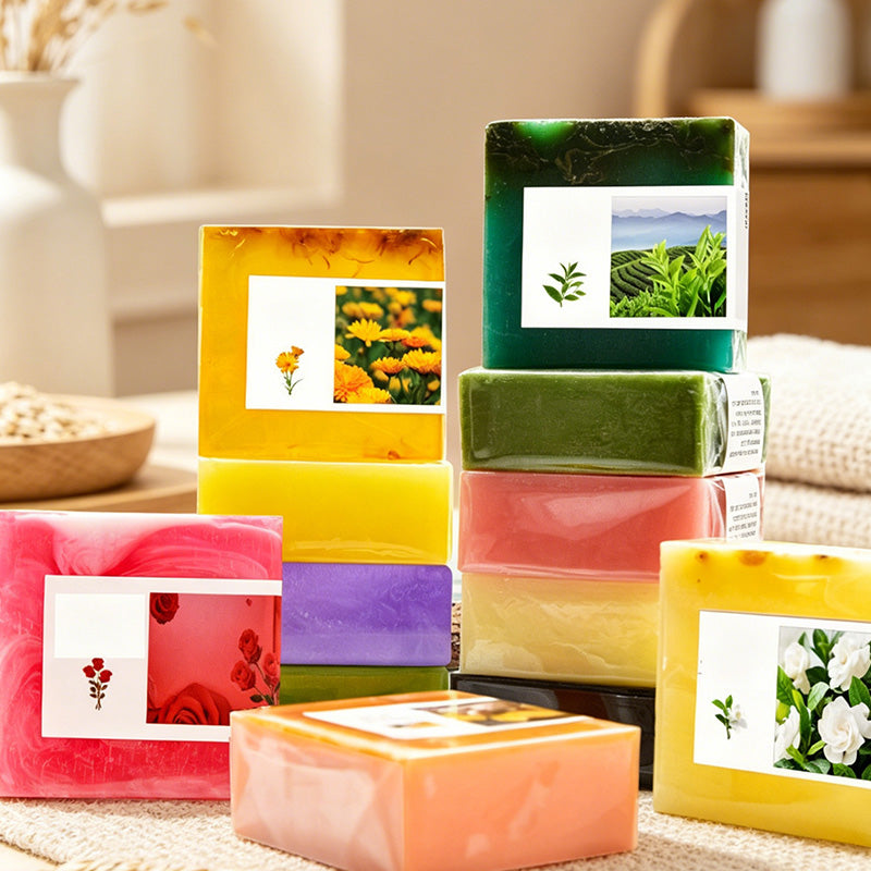 CouldNook 6x6 Square Botanical Essential Oil Handmade Soap Bar - Face & Body