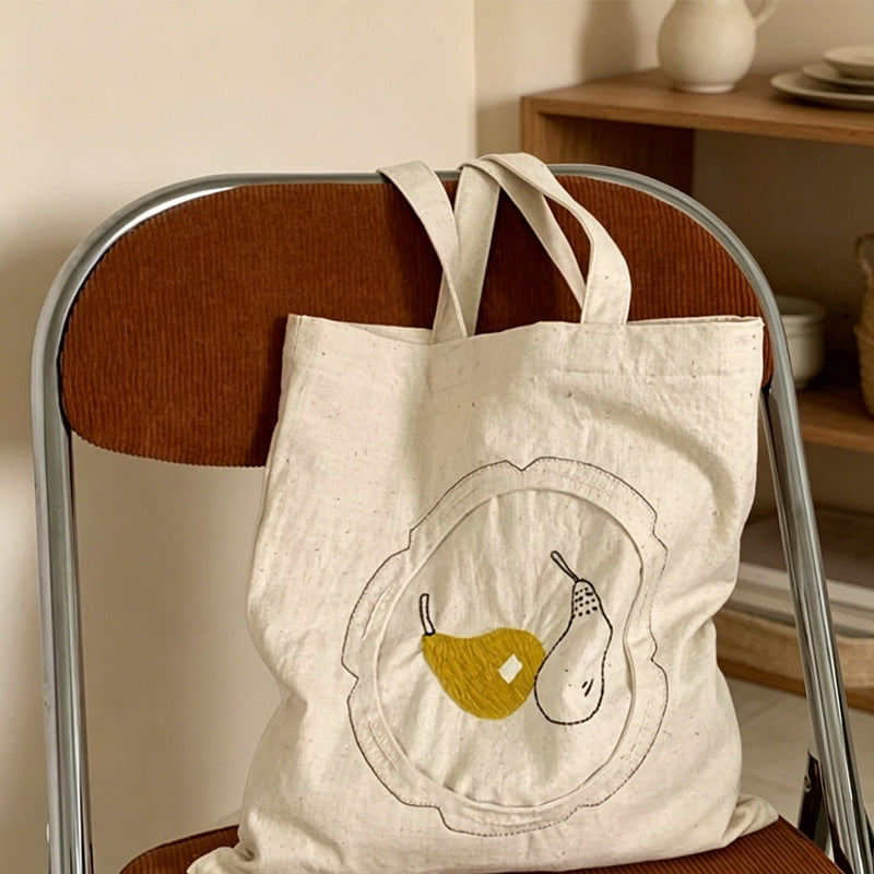 CouldNook Bird Print Canvas Tote Bag - Everyday Carry Accent