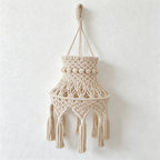 CouldNook Woven Basket Lamp Shade - Warm Hanging Light