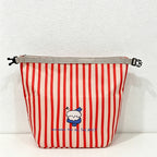 CouldNook Striped Drawstring Lunch Storage Bag - Meal Carry Accent