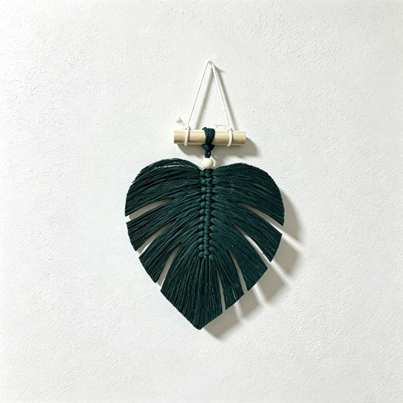 CouldNook Leaf Macrame Wall Hanging - Small Home Decor