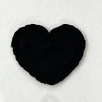 CouldNook Lace Heart Plaid Coaster - Aesthetic Fabric Accessory Mat