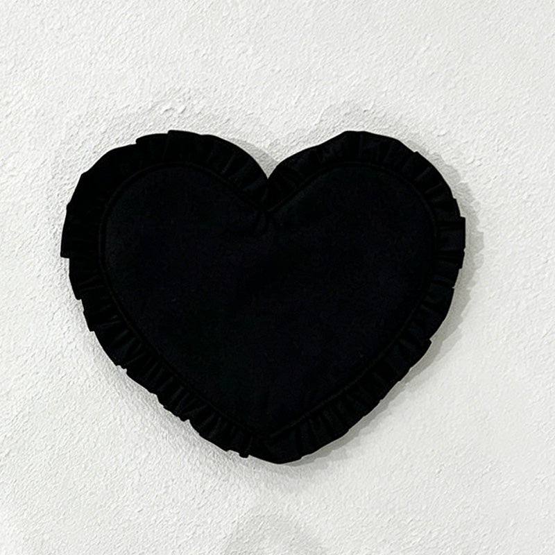 CouldNook Lace Heart Plaid Coaster - Aesthetic Fabric Accessory Mat
