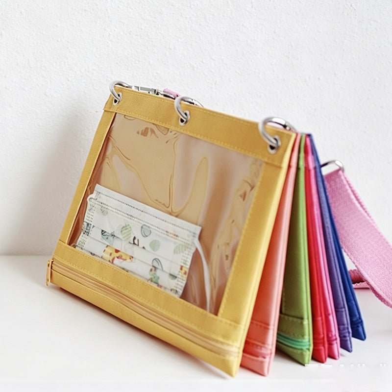 CouldNook Rainbow Seven-Color Toiletry Bag Set- Colorful Storage Pouch