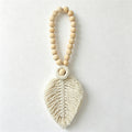 CouldNook Wood Bead Curtain Tieback - Tassel Drapery Holder