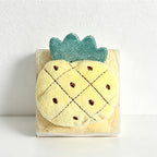 CouldNook Cartoon Fruit Hand Towel - Aesthetic Coral Velvet Cloth