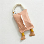 CouldNook Footprint Hanging Tissue Bag - Aesthetic Car Storage Case